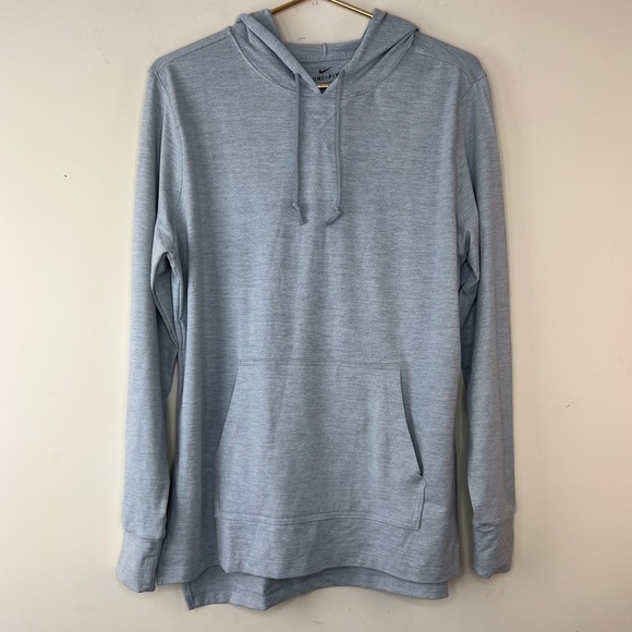 Nike Tops - Nike dri fit gray side slit pullover, Large